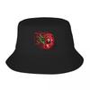 Custom Moroccan Flag Morocco Lion Bucket Hat for Women Unisex Printed Summer Travel Beach Outdoor Camping Cap