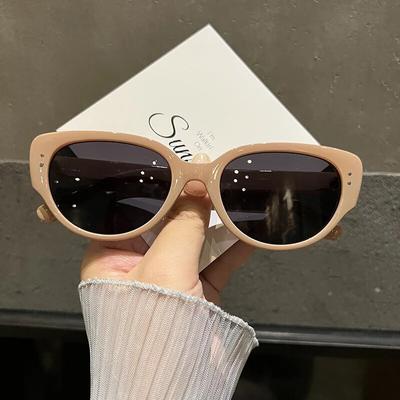 Rechteckige Sonnenbrille Damen Herren Cat Eye Vintage Designer Quadratische Sonnenbrille für Damen Schattierungen Weibliche Brillen Unisex Brille