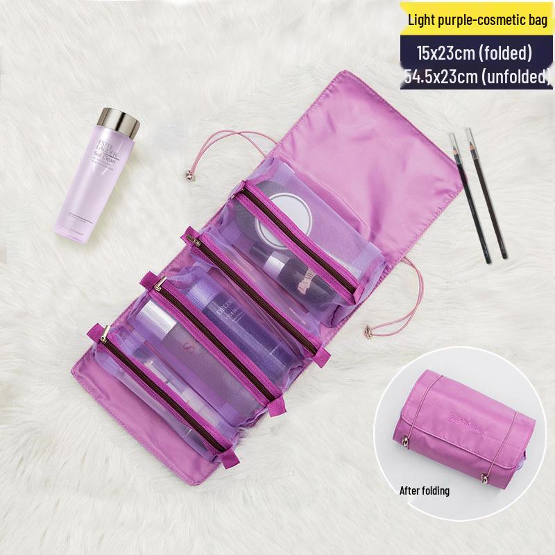 Large Capacity 4-in-1 Detachable Travel Makeup & Toiletry Bag