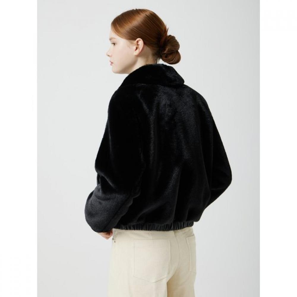 Cc Collect. Zip Up Fur Jacket C254psj311