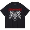 230 Gsm 100% Cotton Heavy Metal T-Shirt  Rock Band Popular Music Print Unisex Heavy Cotton T Shirt