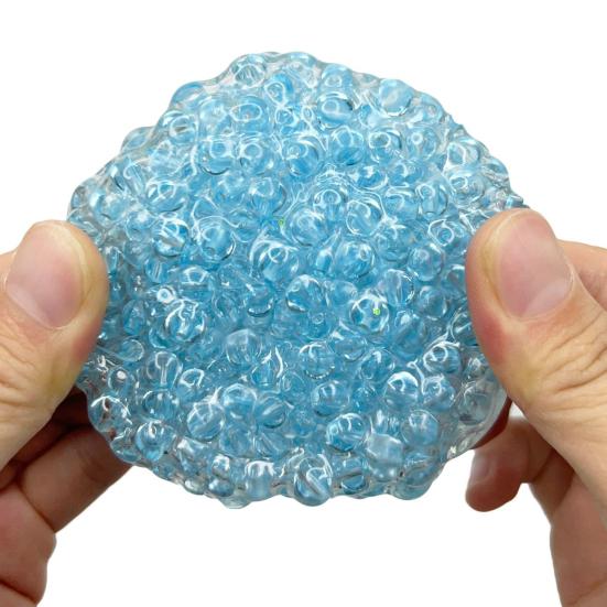 Knasende Stressball Angst Stresslindring Perleball Klemleke Bærbar Reise Myk TPR Beroligende Teksturert Ball Sensorisk Fidget-leke