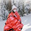 Outdoor Pe Aluminum Foil Emergency Sleeping Bag Simple Cold Proof Disaster Relief Emergency Warm Bag Raincoat Tent Storage