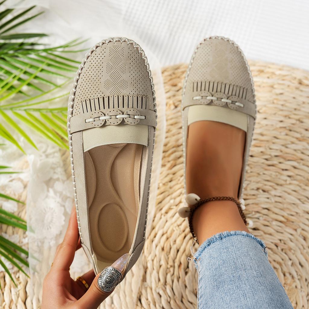 Foreign trade explosion loafers summer new European and American large-size flat-bottomed fly-woven single shoes women's one-pedal Doudou shoes