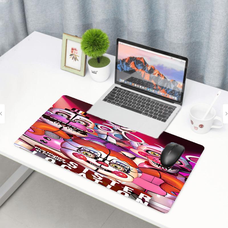 Five Nights At Freddy's Print Mouse Pad, Anti‑Slip Desktop Keyboard Mat, for PC Laptop Gaming Working Daily Use, Cool Festival Surprise Gift