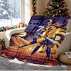 Cristiano Ronaldo Pattern Blanket for Home Decoration, Bed, Sofa, Car Travel, Camping, Suitable for All Seasons, Birthday Christmas Gift