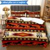 3PCS Native American Pattern Bedding Set,Including 1pc Duvet Cover And 2pcs Pillowcases Perfect for Bedroom, Dormitory, Fan Christmas Gift