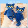 Adorable Pete The Cat Plush Toy Soft Blue Cat Doll Cuddly Stuffed Animal For Kids