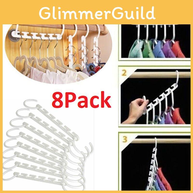 Cross-border Exclusive Plastic Clothes Hanger Sleek And Practical Folding Metal Clothes Hanger