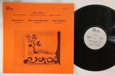 LP Record VALLY WEIGL - Vally Weigl ORS81410 ORION MASTER RE Non Japan Classical Used