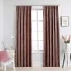 VidaXL Blackout Curtain and Hook 2pcs Velvet Antique Pink 140x225cm