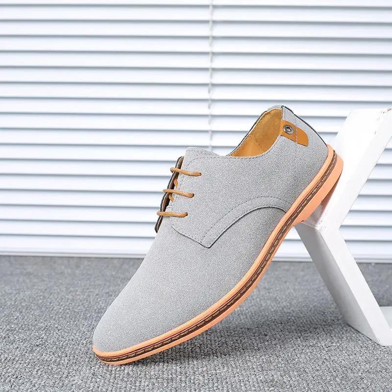 Top Quality Brown Oxford Shoes Men Derby Loafers Big Size 47 48 Casual Shoes Business Man Sneaker Yellow Dress Shoes Fashion