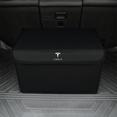 1pcs Foldable Car Trunk Storage Box Large Capacity Organizer Tidying Bag For Model Y Model 3 Roadster Model S Model X