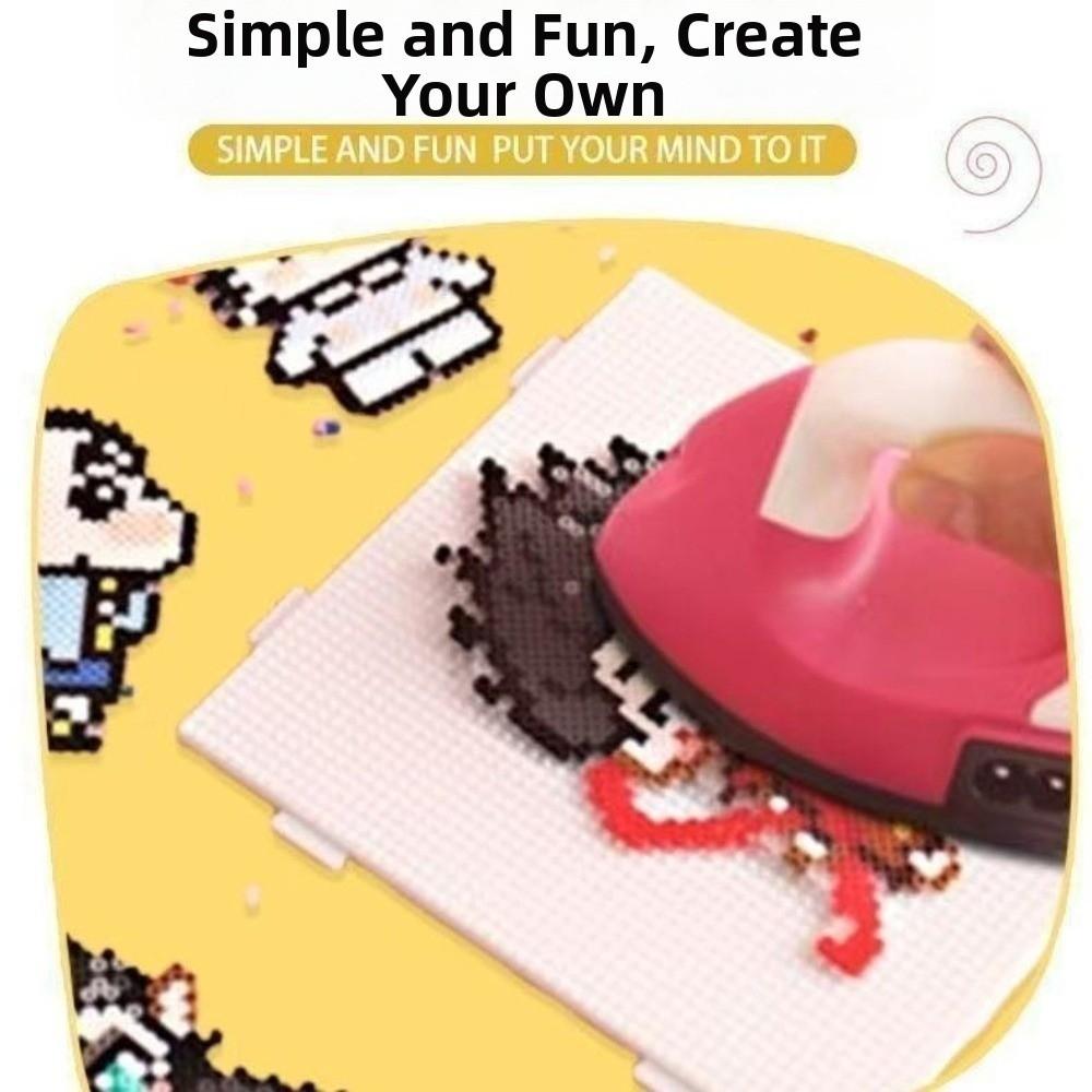 2.6mm Perler Hama Beads Kit DIY Make Puzzle Melting Beads Kits 3D Puzzle Beads Children Toy