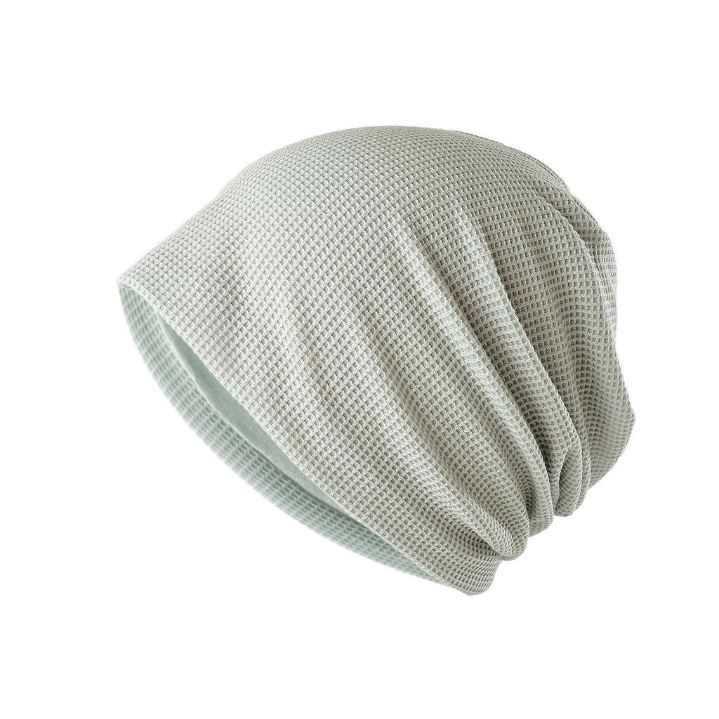 Women's Solid Color Breathable Sweat-Wicking Beanie - Elastic Slouchy Head Wrap for Street Dance and Postpartum Use