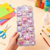 Cute 3D Stickers Cute Adhesive Toys Small Bunny Soft Bubble Stickers for Kids Adults Notebook Scrapbook Pencil Case Tablet Water