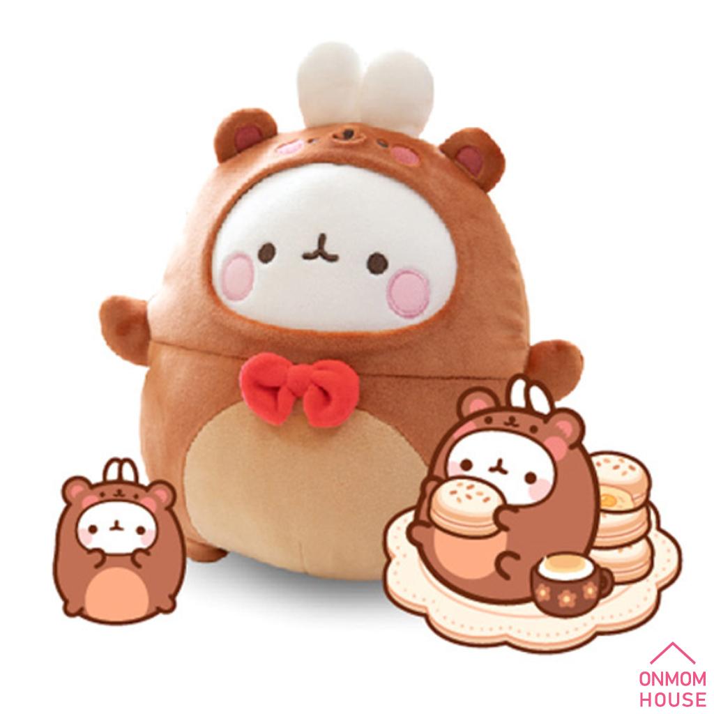 

Плюшевая кукла-медведь Molang and Animal Friends 12 дюймов