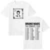 Bruno Mars The Romantic Tour 2026 New Date Tee Red Rose Vintage Graphic Print T Shirts High Quality Cotton Casual Unisex Clothes