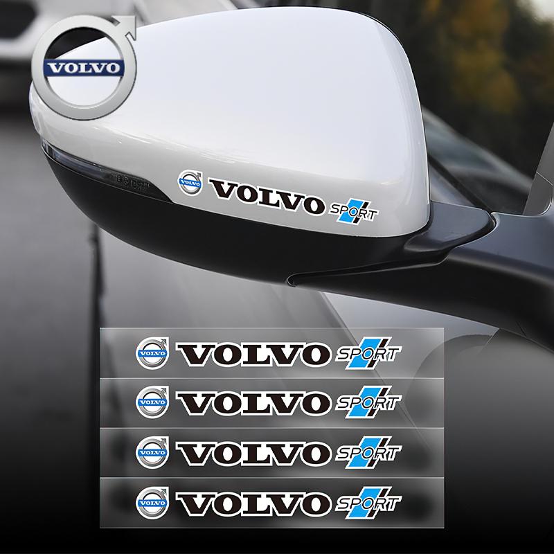 Für Volvo 4 Stück Auto Karosserie Aufkleber Auto Personalisiert Schön Aufkleber Für Volvo Xc60 Xc90 V40 V60 S60 V50 V90 S80 C40 XC40 V70 XC70