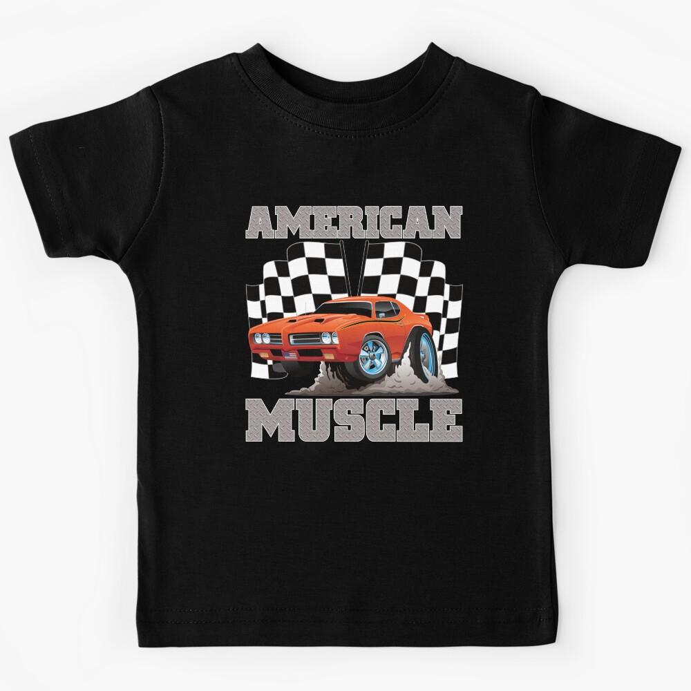 Muscle Cars High Performance Race Car Street Machine Kids T-Shirt 170