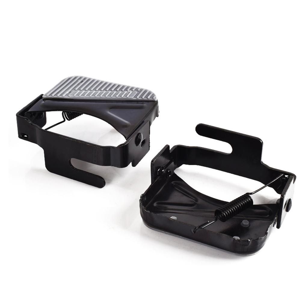 1 Pair Bike Rear Pedals Manganese Steel Folding Foot Rest Electric Mountain Bicycle Accessories