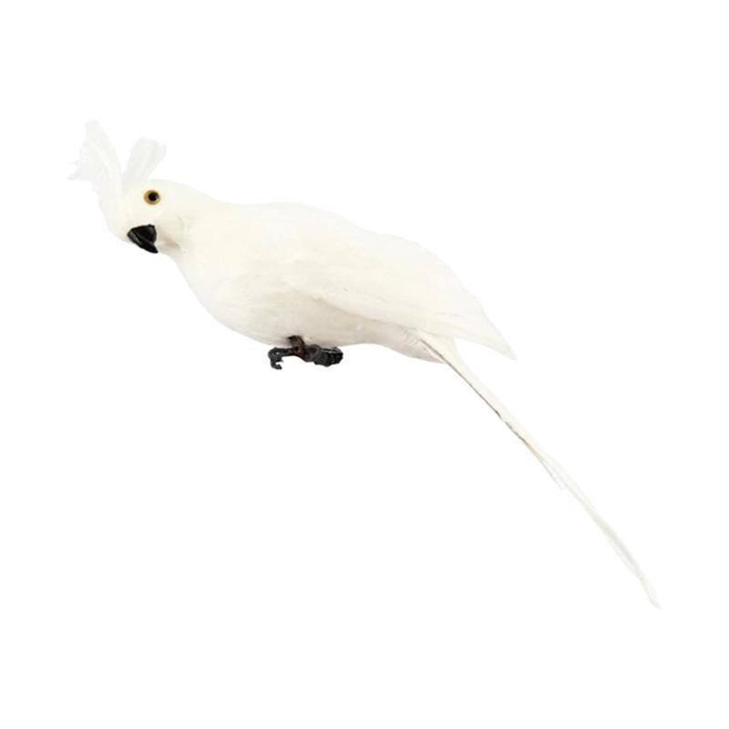 Simulation Parrot Garden Ornaments Creative Feather Lawn Figurine Ornament Animal Bird Outdoor Garden Party Prop Decoration Miniature