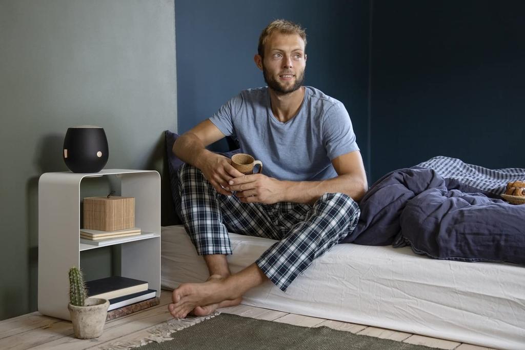 KREAFUNK Black Jazz Plus Black Wireless Speaker IPX5 Level Waterproof Design TWS 2 Devices Can Be Connected At the Same Time Call Microphone