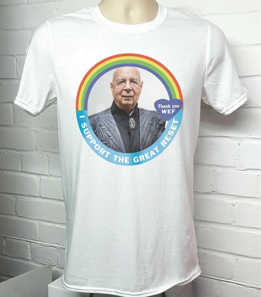 Great Reset T-shirt - WEF, Klaus Schwab, Conspiracy #Together Unisex T-Shirt S