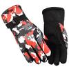 Popular Unisex Warm Waterproof Touchscreen Leather Cycling Gloves - Plush, Thick, Windproof for Winter