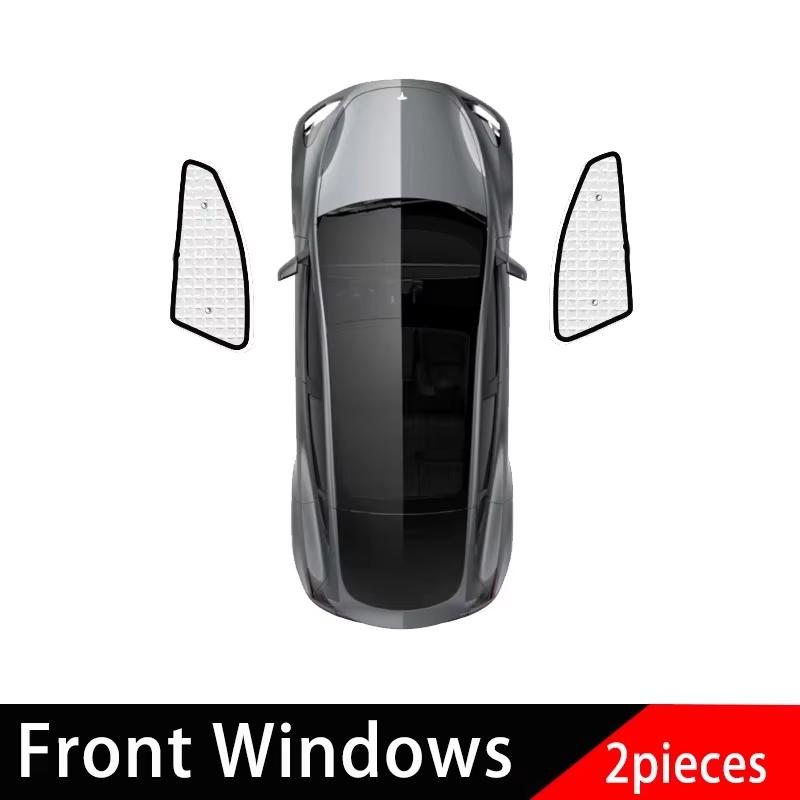 For Tesla Model Y     2024 -Fit Sunscreen Car Parasol Sunproof Sunshades Windshields Anti-UV Accessories
