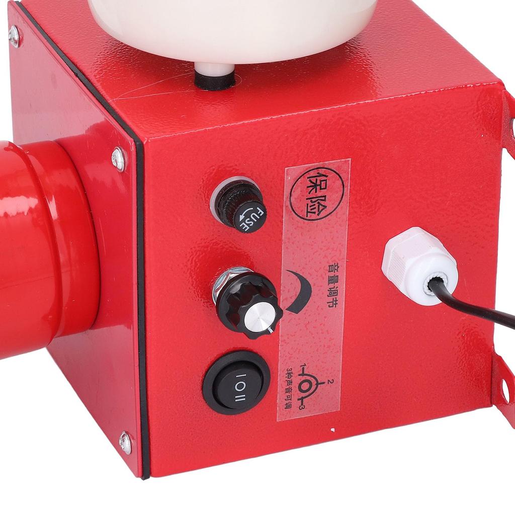 Industrial Siren Horn Loud Flashing Alarm Outdoor Safety Alarm Indoor Warning LED Siren Plug Alarm, Strobe, Siren, 50-60Hz, 115db, Siren, Horn, Siren,