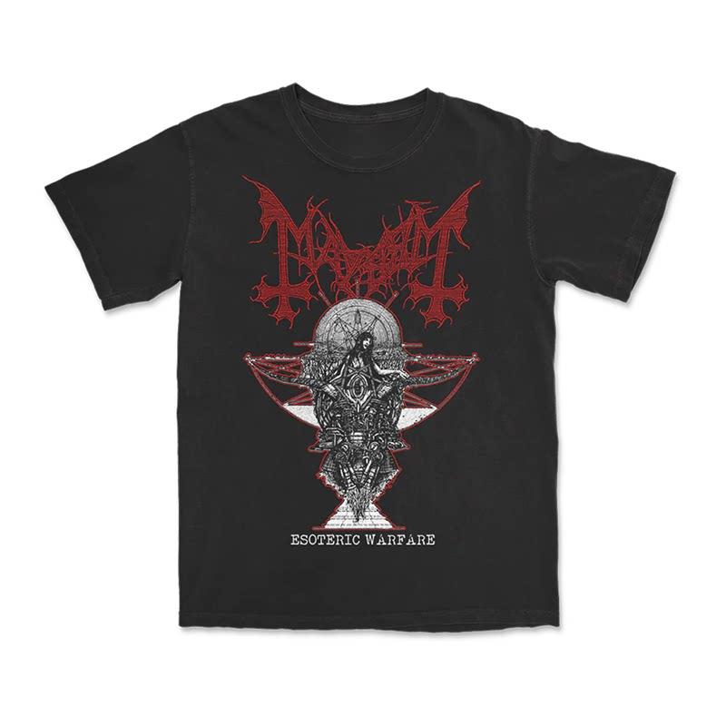 ZX Mayhem Norwegian Band Metal Rock Punk Casual Tshirt Mens and Womens Luxury Band Brand Top