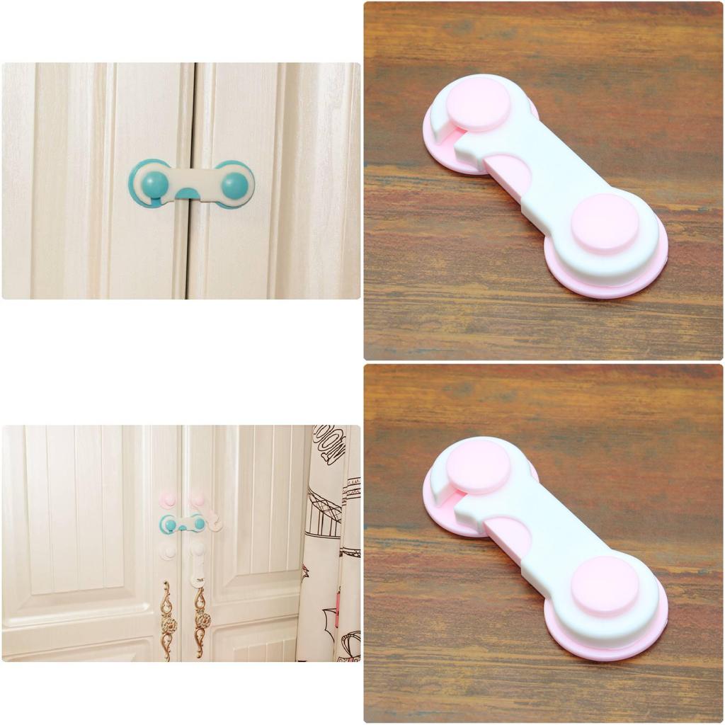 Kindersicherung für Schränke und Kühlschränke mit sicherem Design in Farboptionen