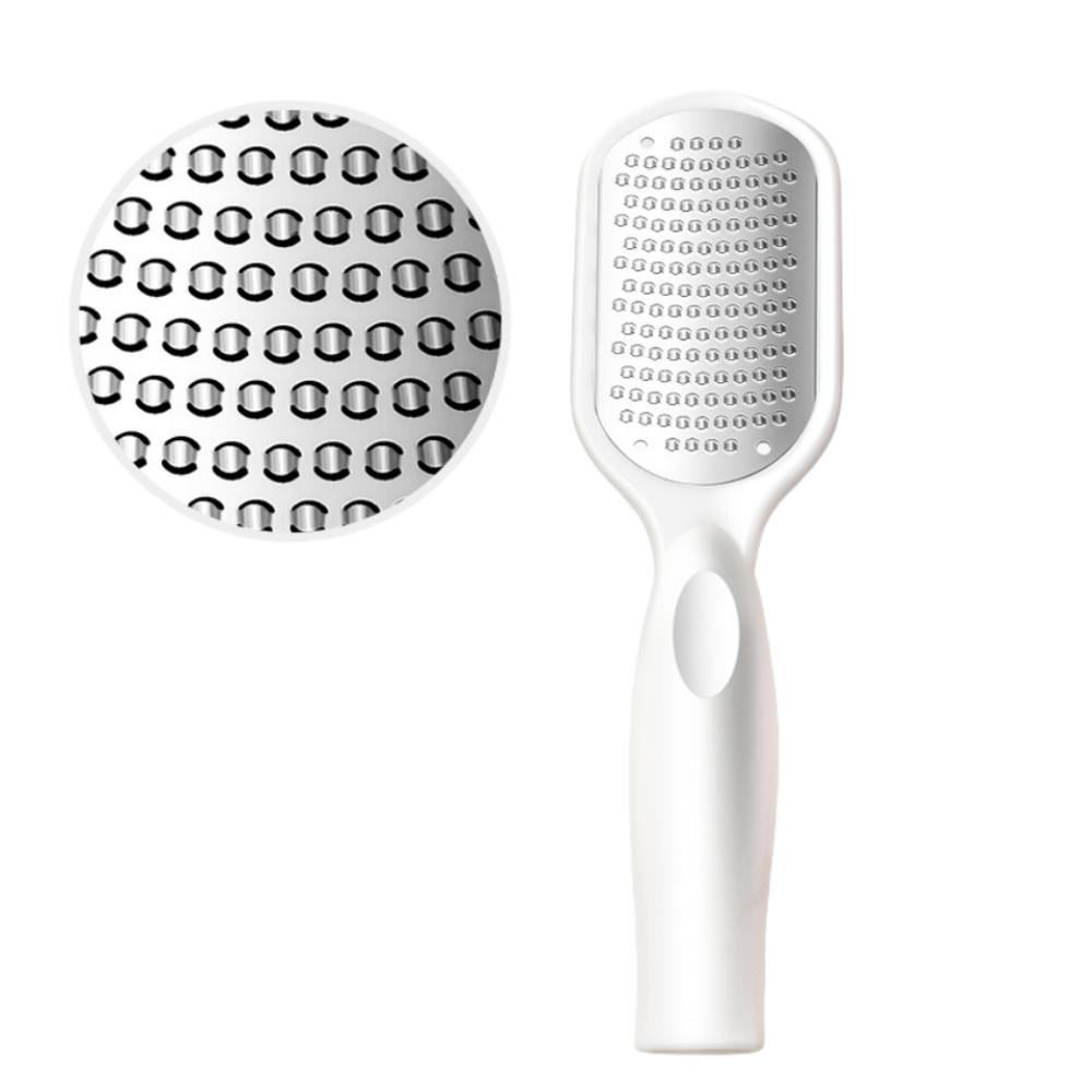

Stainless Steel Foot File Hanging Dead Skin Remover New Pedicure Tools for Hard Skins White-A