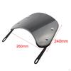5-7 Inch Motorcycle Front Windshield Wind Deflector Compact Universal Spare Accessories