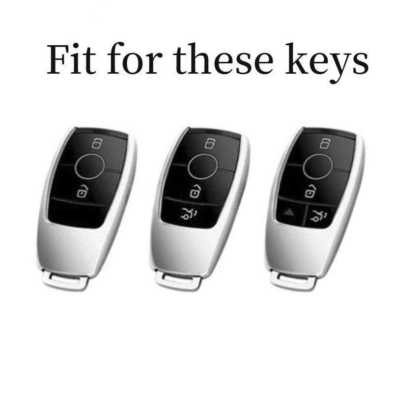 Transparent Tpu Car Key Cover Case Shell Protective Bag For Mercedes Benz A E G Gls Class W177 W205 W213 W222 G63 X167 Maybach