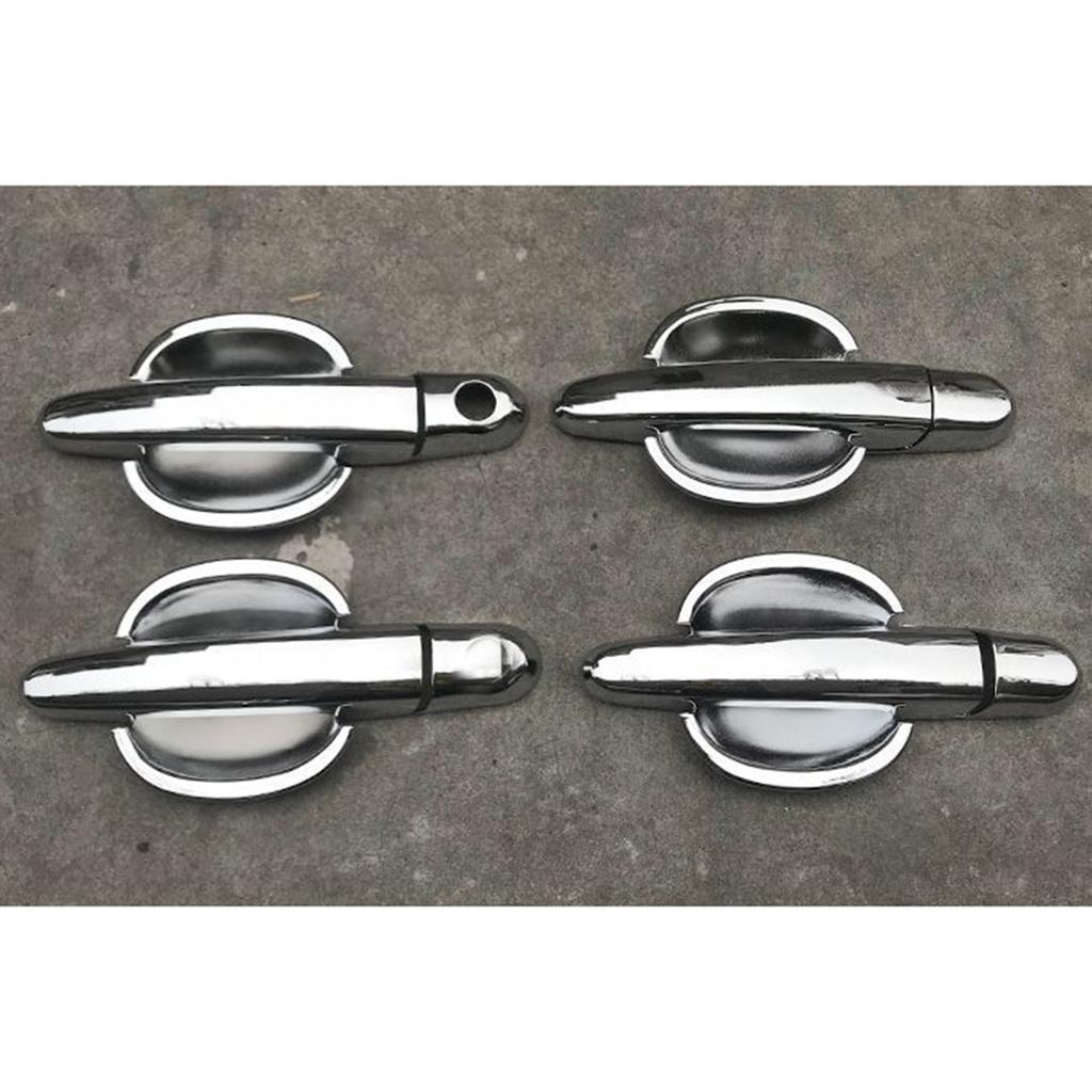 Yifei Chrome Carbon Car Accessories Plated Trim 2005 2006 2008 2009 2010 2012 For Hyundai Tucson Door Handle Bowl Cover