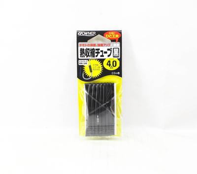 Owner 81219 Heat Shrink Tube Black Size 4.0mm 0.9m (8765)