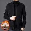 Hengyuanxiang Men's 100% Wool Double-Sided Short Coat - 2025 Autumn/Winter Edition