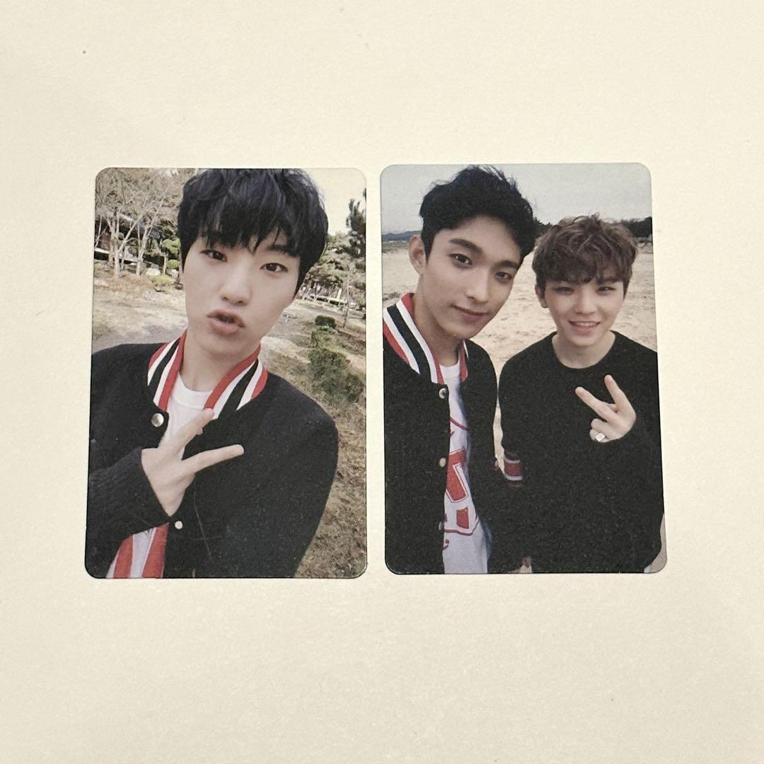 

[Б/У] набор торговых карточек going seventeen Hoshi DK Dokyeom Woozi