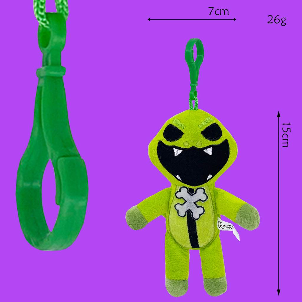 Nightmare Critters Poppy Playtime Plush Keychain Cute Sheep Plush Toy Horror Game Character Bag Pendant