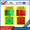 Solar-Powered Speed Display: Radar Speed Measurement with Smile Face Sign