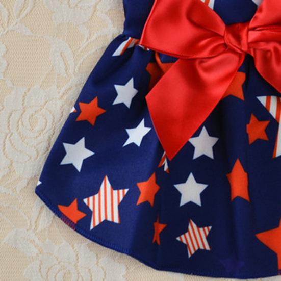 Pet Skirt Round Neck Cosplay Skin-friendly Pet Dogs Princess Dress for Christmas