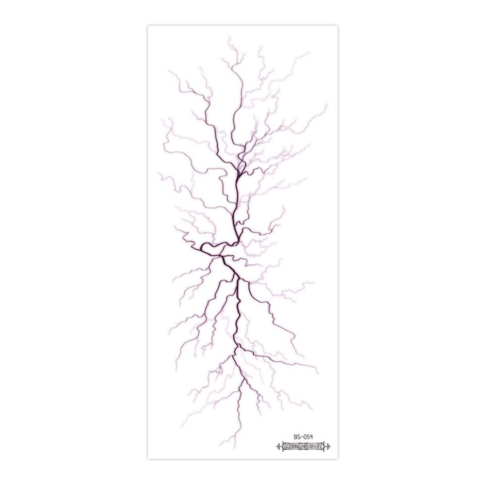 Crack Mark Temporary Tattoo Sticker Realistic Body Art Halloween Blood Vessels Tattoo Makeup