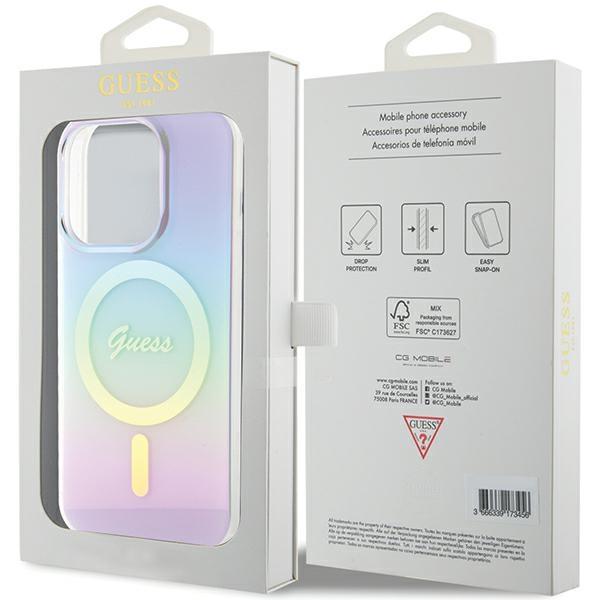 Guess Guhmp15Lhitsu Iphone 15 Pro 6.1 Fioletowy/Purple Hardcase Iml Iridescent Magsafe
