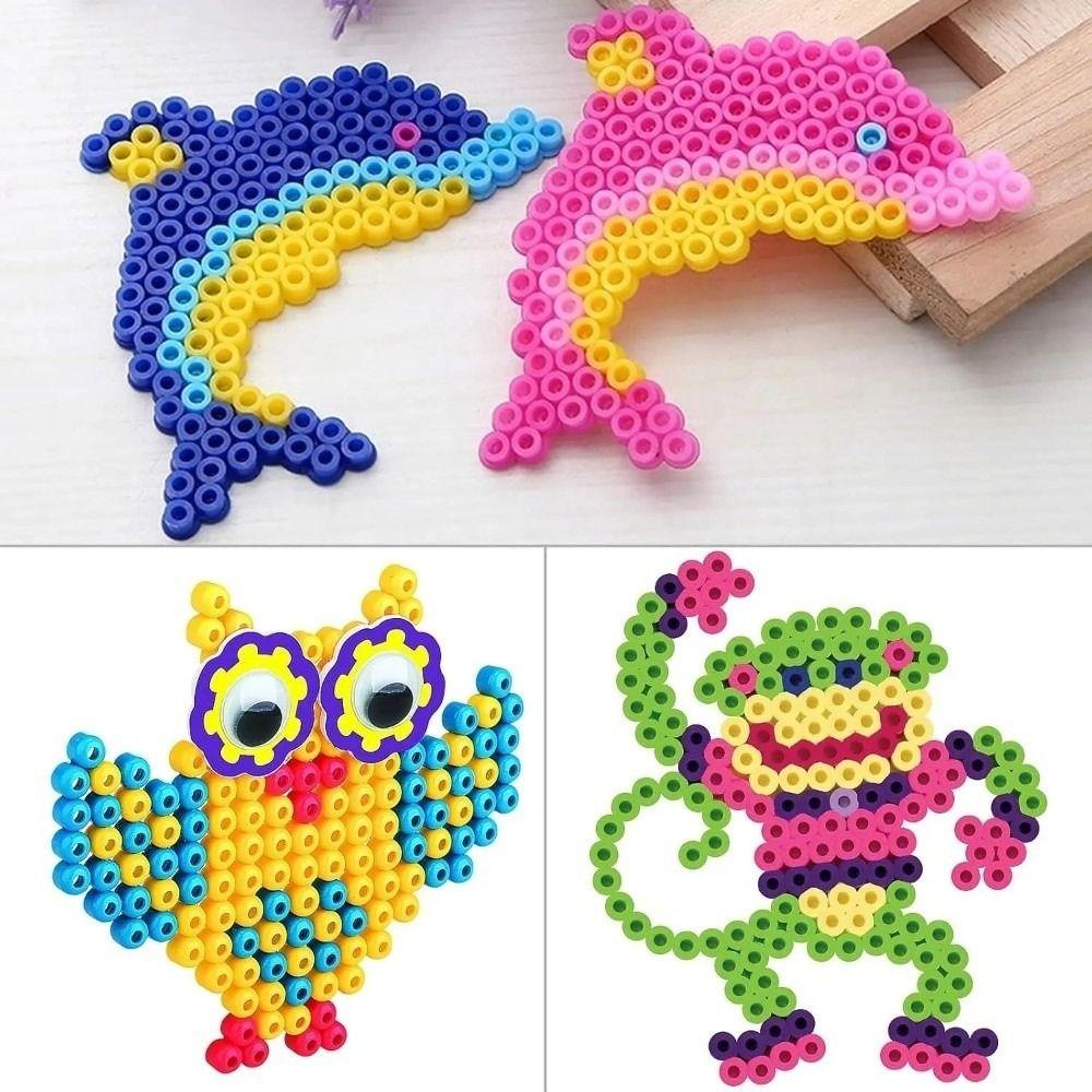 4Pcs Heat Resistant Perler Beads Boards 5mm Beads Melting Beads Boards Educational Toys