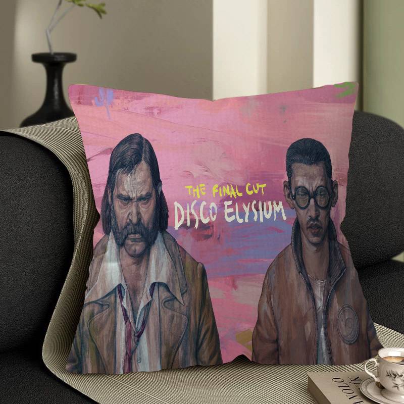 Disco Elysium Game Personalized Pillow Cover Kids Bedroom Wild Party Decor Pillowcase kid Birthday shower Gift