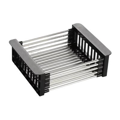 Sink Drainer Basket Strong Load Bearing Storage Anti-corrosion Modern Dish Plate Vegetable Fruits Drain Kitchen Supplies
