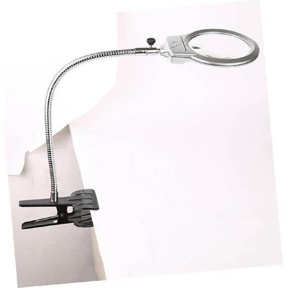Clip-on Magnifying Lamp LED Reading Light Study Light for Reading Sewing Knitting