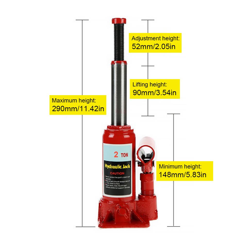 

2/5/10 тонн сварной гидравлический автомобильный бутылочный домкрат Гидравлический бутылочный домкрат Pad Автомобильный подъемник Стенд для ремонта автомобиля Пикап RV